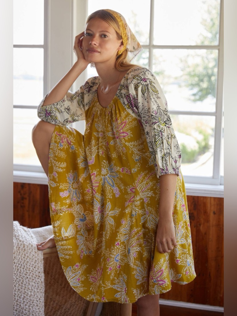 Daily Practice by Anthropologie Mollie Tunic Dress S - Picture 8 of 8